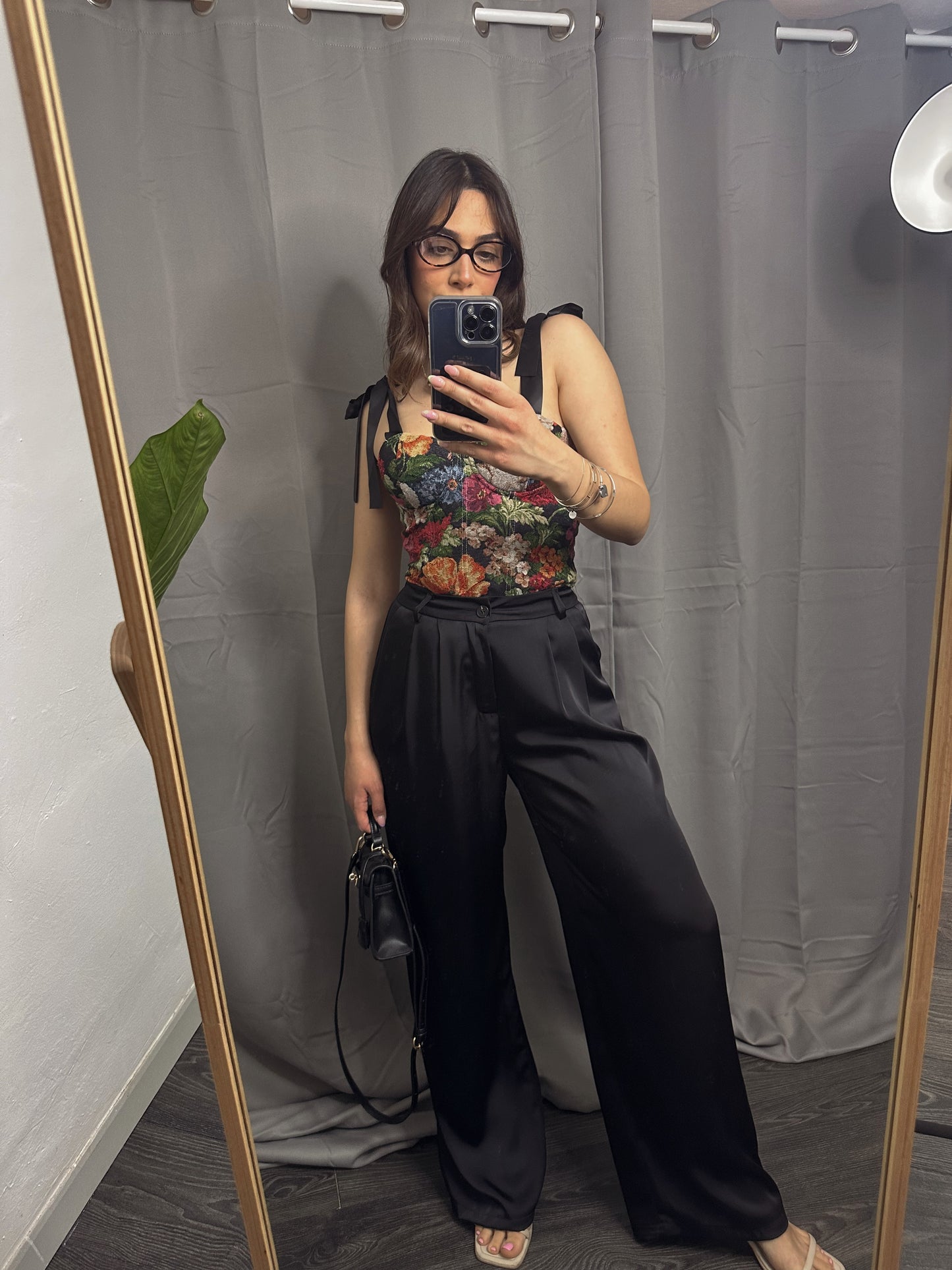 PANTALONE RASO nero