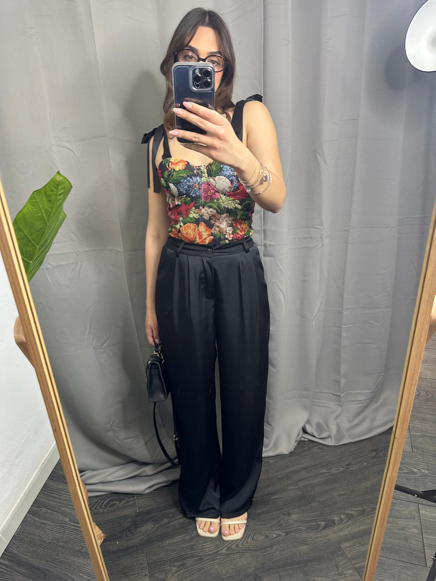 PANTALONE RASO nero